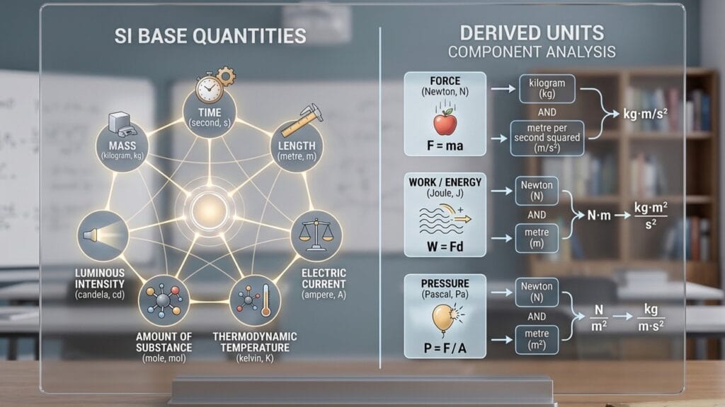 7 base units of SI system