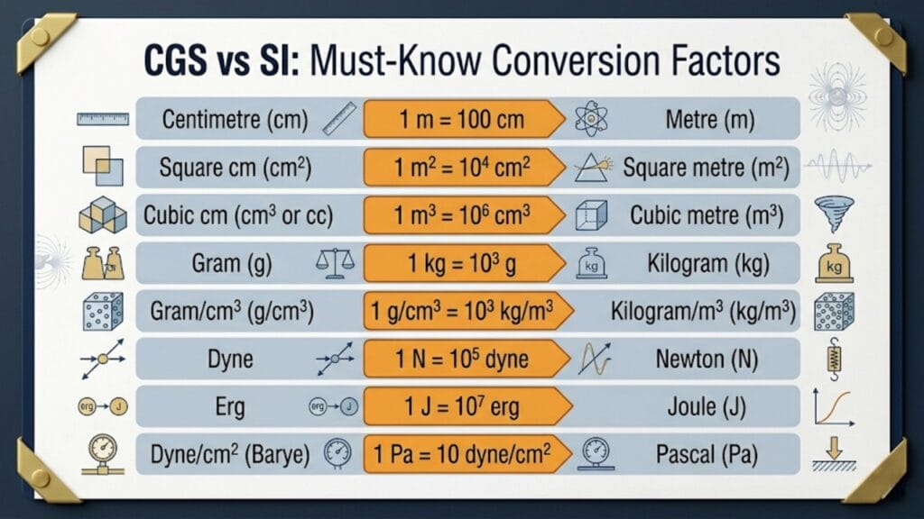 cgs vs mks vs si system