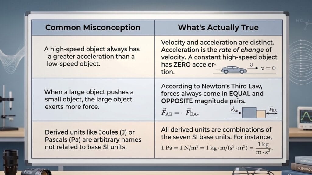 common mistakes and misconceptions in fundamental and derived units common mistakes and misconceptions in fundamental and derived units