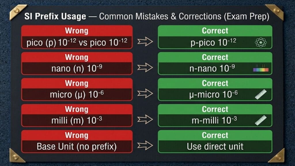 si prefixes from pico to tera