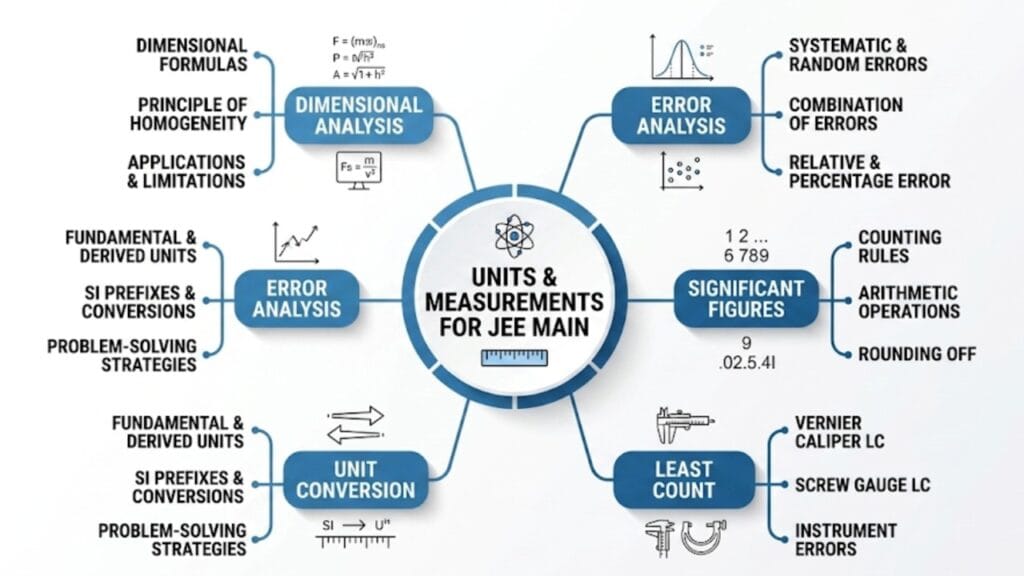 units and measurements for JEE Main