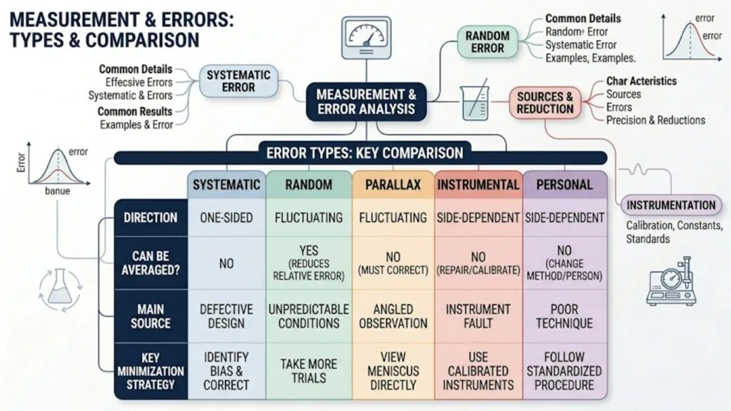 errors in physics measurements