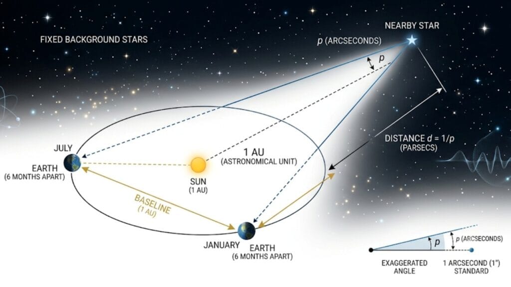 stellar parallax how physicists measure astronomical distances