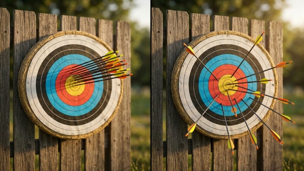 accuracy vs precision in physics