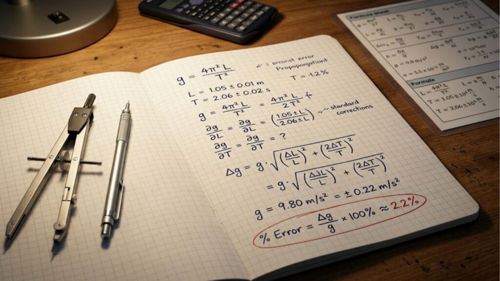 propagation of errors in physics