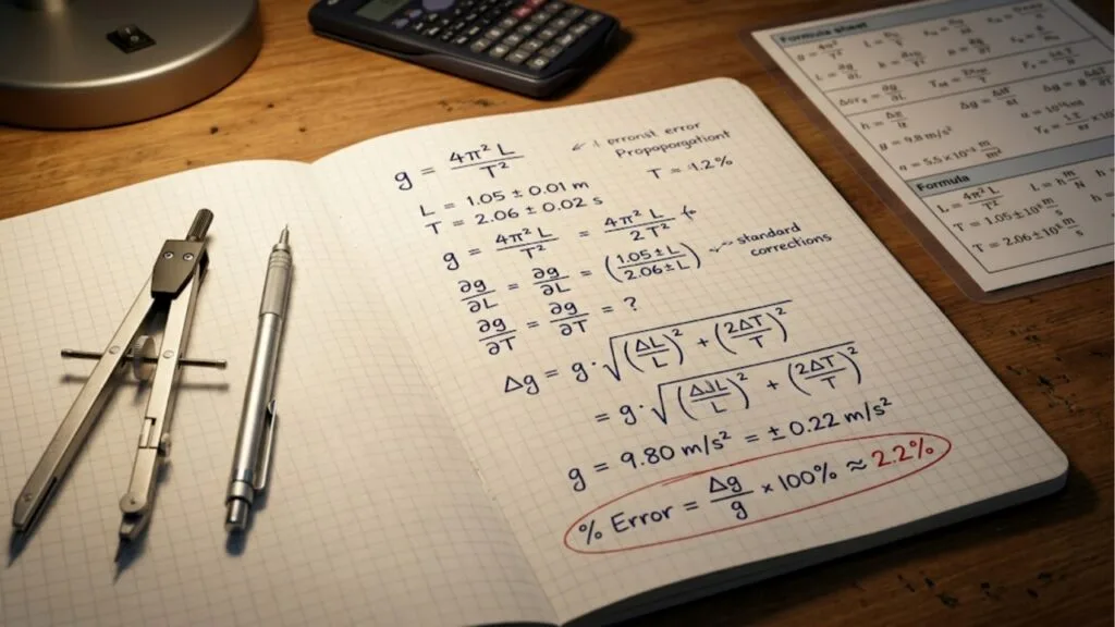 Propagation of Errors in Physics Calculations: Rules, Formulas & Examples