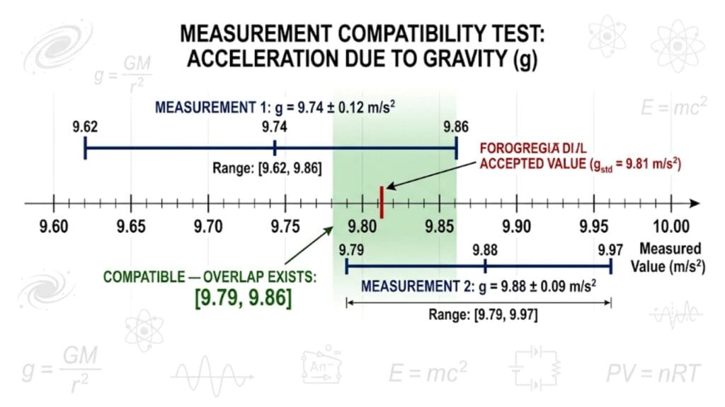 measurement compatibility test measurement uncertainty in physics