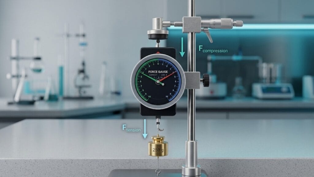 Force Gauge Online Simulator – Physics Practical