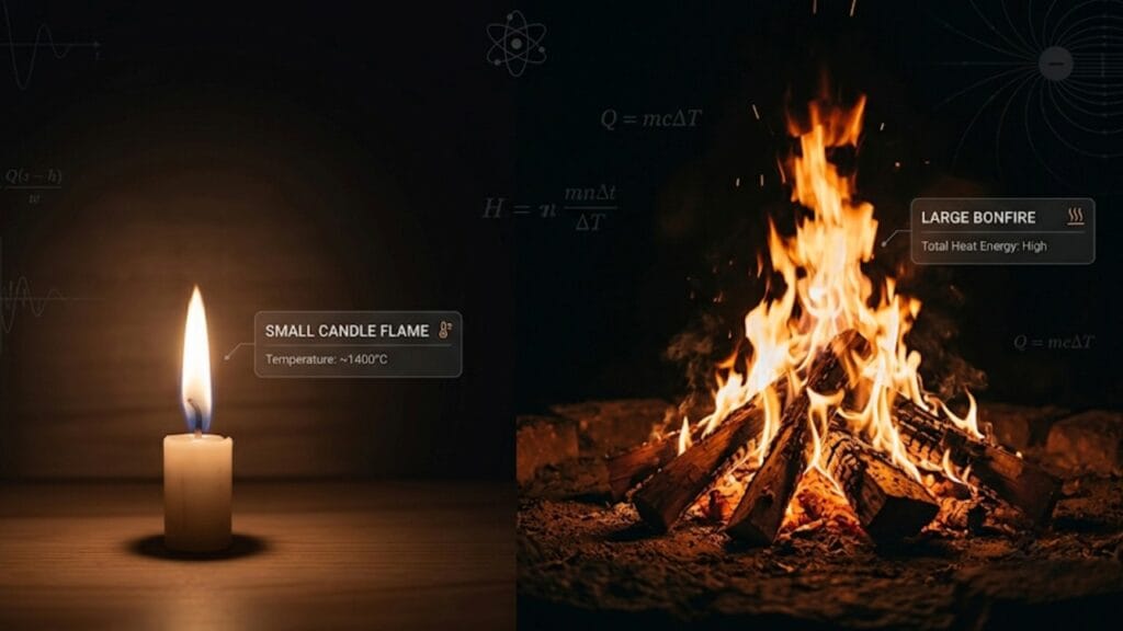 heat vs temperature