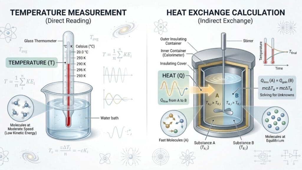 heat vs temperature